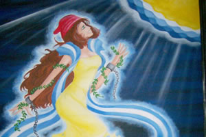 Una joven promesa en la pintura