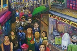 Pinturas del  XII Salón Arte Tango
